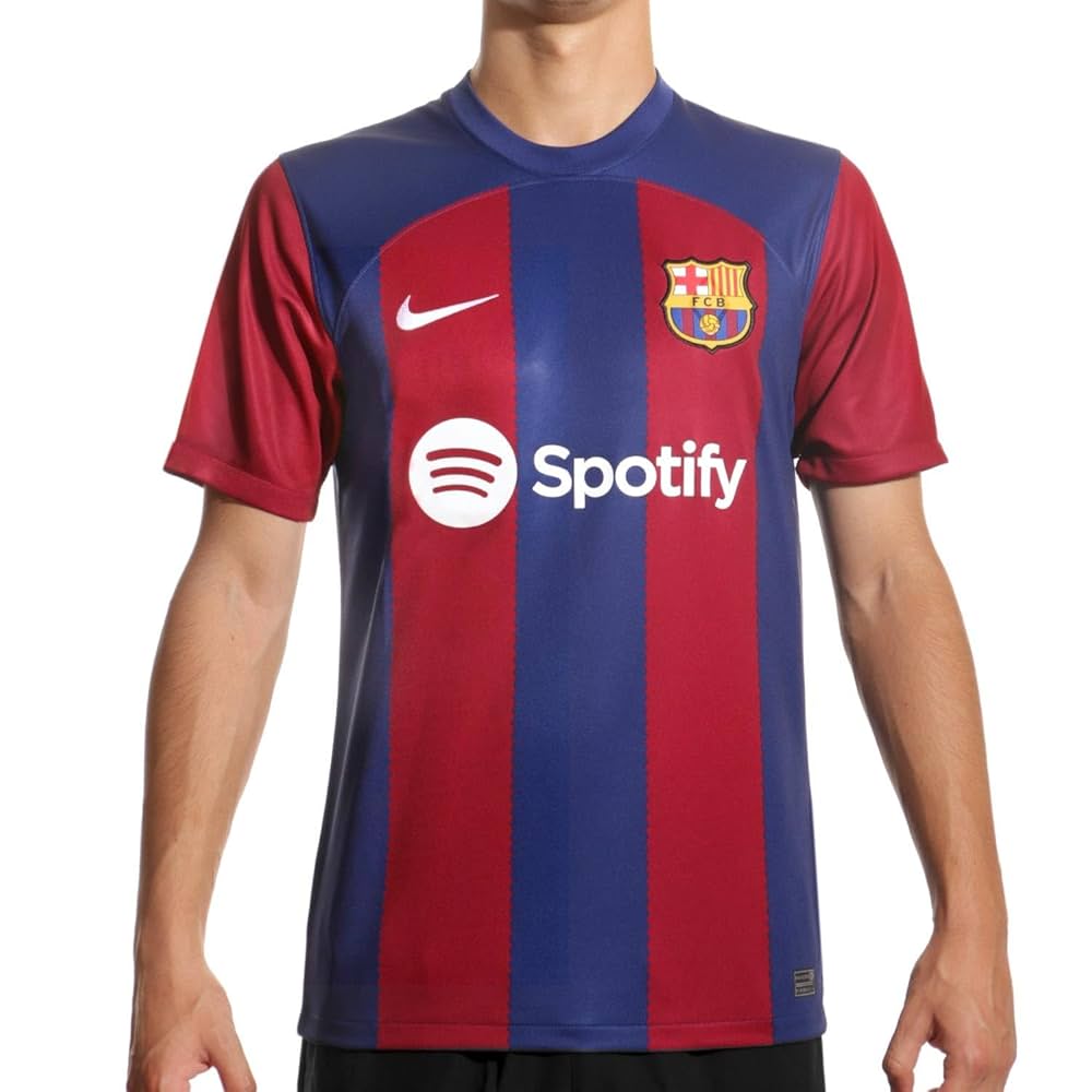 Amazon.com: Nike 2023-2024 Barcelona Home Football Soccer T